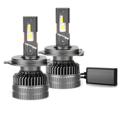 2 x LED H4 12V 120W 13000lm Lys Hovedlys Lyspærer Strålekaster Lampe Lastebil Bil Hi/Low Beam 6000K 12V 24V