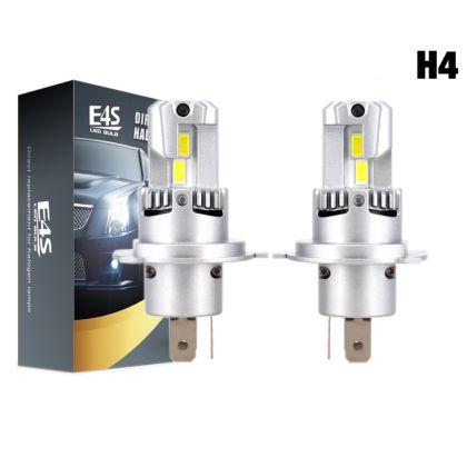 2 x LED E4P H4 12V 50W 15000lm Feux Ampoules Lampe Feux de Camion Voiture Véhicule Phares Hi/Low Beam 6500K 