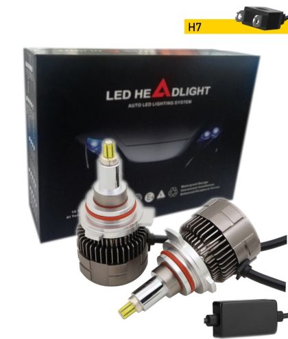 2 x H7 3D CSP 12V 100W 20000lm 360° 6000K Canbus sin Error Luces Bombillas Luz Lampara de Automóviles Camiones Coche 