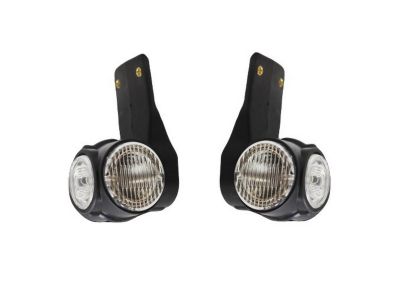 2 x Feux de gabarit à LED feu de position remorque camion 12/24V