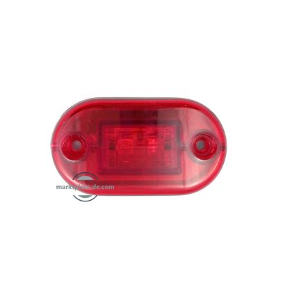2 LED Mini Light  Position Side Marker Clearance Truck,Trailer Red 12v 24v