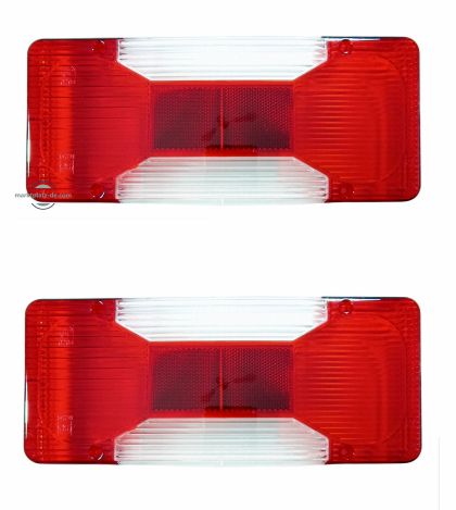 2 x Iveco Daily Linse Baklys lastebil Baklykt Tilhenger 2006 E9