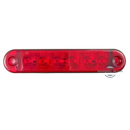 6 led Lămpi de marcaj laterale cu distanță Indicator Remorcă camion roșu 12/24v