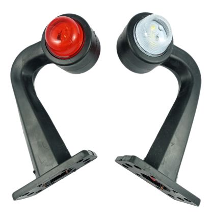 2 x Led Markörljus Positionsljus Lastbil Släp Husvagn 12/24v