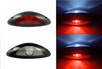 Led Luz Marcador 12V 24V Remolque Camión Caravana Rojo Blanco 