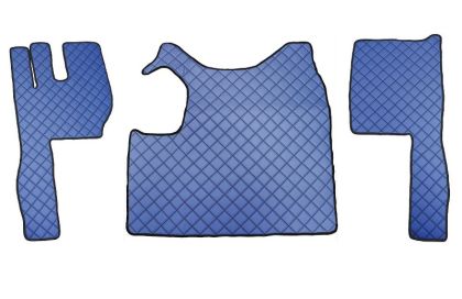 VOLVO FH13 Alfombrillas Manual Azul Eco Cuero Camion