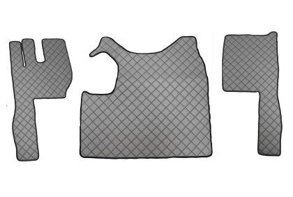 VOLVO FH13 Alfombrillas Manual Gris Eco Cuero Camion