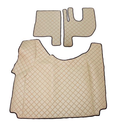 RENAULT GAMA T Automat Beige Leather Floor Mats Truck Lorry 