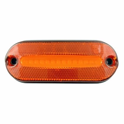 Led Remorque Caravane Feu Lateral Orange E9 12v 24v