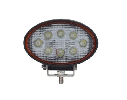24W Led Lamp Work Light 143mm Harvester Offroad Oval 12v 24V