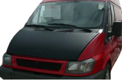 FORD TRANSIT BONNET BRA PVC Leather Black 2000-2006