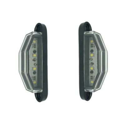 2 x 4 LED Lumini cu număr de înmatriculare pentru Camioane Remorca 12v 24v