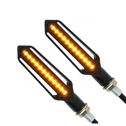 LED Motorsykkel ATV Blinklys  DRL Oransje Rod 12v E11