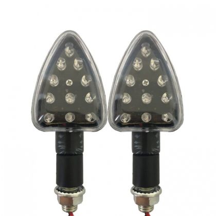 11 LED Motorcykel ATV Blinkers Orange 