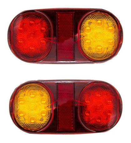 2 x Led Rückleuchten Heckleuchten Wohnwagen Anhänger Lkw E11 12V 