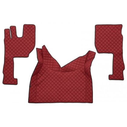 VOLVO FH Floor Mats Automat Red Leather Truck Lorry 2009-2013