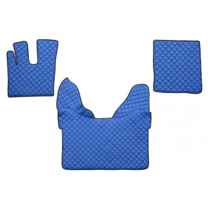 DAF XF 106 Automat Blau Leder Matten Fußmatten Autoteppiche LKW