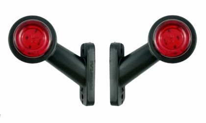 2 x 12V 24V MIni Markeringslys til tilhenger LED E9 