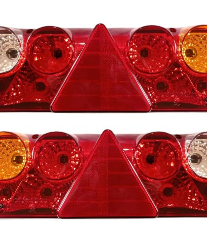 2 x Tail Rear Trailer Light Left Right Schmitz Europoint 2 Cargo E4 24v