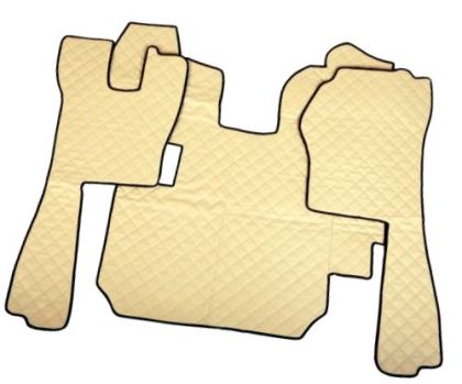 SCANIA R Beige Leder Matten Fußmatten Autoteppiche LKW Handschaltung 2005 - 2012