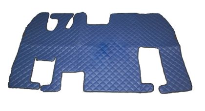 RENAULT MAGNUM Automat Blau Leather Floor Mats Truck Lorry 