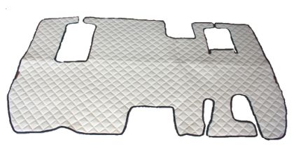 RENAULT MAGNUM Automat Grey Leather Floor Mats Truck Lorry 