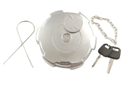 Capac rezervor cu 2 chei Cromat Camion cu blocar 80mm