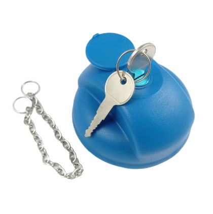 ADBLUE 60mm Bouchon de réservoir avec 2 clés Verrouillage, Camion MAN IVECO