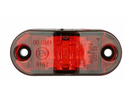 2 LED 24v Begrenzungsleuchten Umrissleuchten Rot