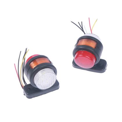 2 x Led Kort Positionsljus översikt Lampa Lastbil Slap 12v 24v 