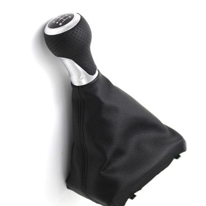 AUDI A4 6 Speed Leather Shift Knobs Boots Manual Transmission 08-17