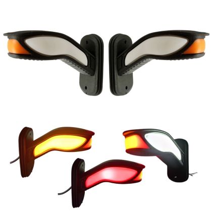 2 x Led Dynamic Indicator Position Clearance Lights  E37 12V 24V