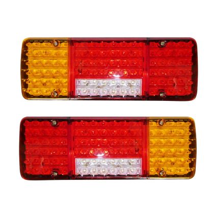 2 x Anhänger Wohnwagen Lkw Rücklicht Leuchten 92 Led Van 24 V