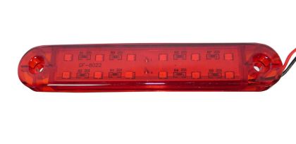 12 LED Side Marker light Indicator Trailer Truck Caravan Red 12v 