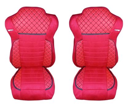 2 x Setetrekk til Mercedes Actros MP4 EURO 6 2015-2021 Lastebil Rod Lær Tekstil LHD RHD