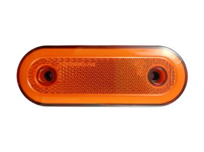 LED Neon Sidomarkeringsljus Husvagn Orange E9 12V 24V