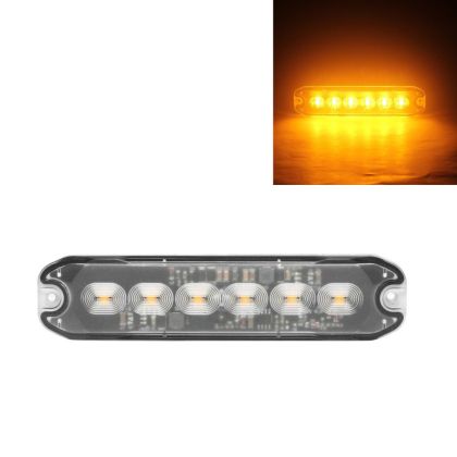 6 LED Warnleuchten Notfall Frontblitzer Blitzlicht Schlank Licht 10W 12v 24v