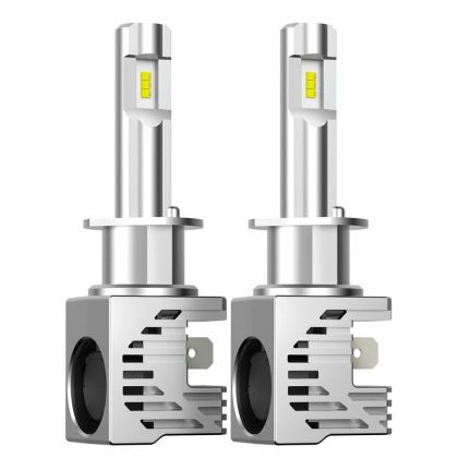 2 x LED H1 Feux Ampoules Lampe Feux de Camion Voiture Véhicule Phares Hi/Low Beam 50w 5000lm 6500K 12V 24V
