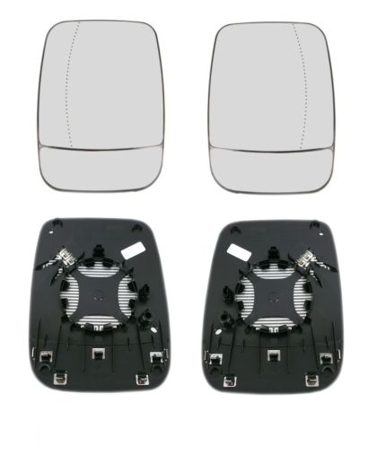 2 x Renault Traffic 2014+ Sida Spegel Glas Buss Van Höger Vänster Med Värme