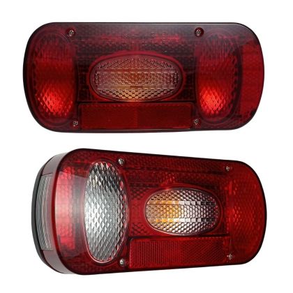 2 x Tail Reverse Rear Trailer Truck Lorry Light Bulb Lamp with Cable 12v  E11