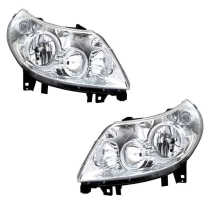 Uppsättning Peugeot Boxer,Fiat Ducato,Citroen Jumper 2006-2011 Strålkastare Framljus Höger Vänster