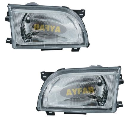 Sett Ford Transit T12-T15 1992-2001 Frontlykter Fjernlys Hoyre Venstre Lampe