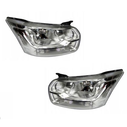 2 x Ford Transit 2014+ V363 Faro Luces Delantero Derecho Izquerda Electrico con Motor