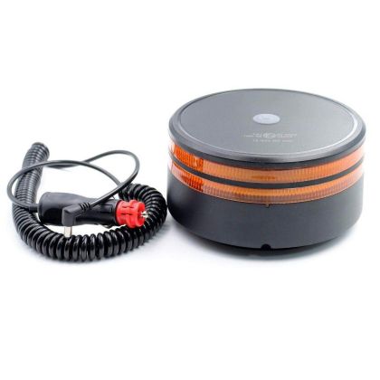 Feux Gyrophare Stroboscopique 50 LED 25W 149mm Flash Orange Lampe 12V 24V