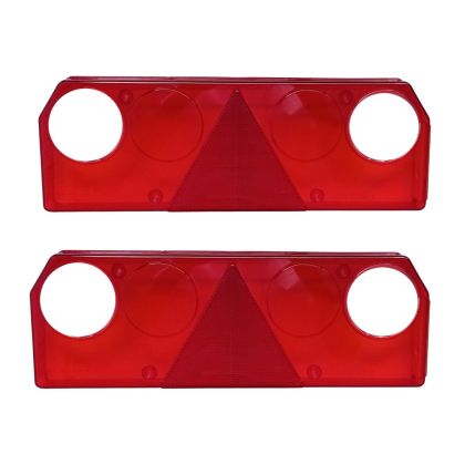 2 x Lentes Cristal Luces Traseras para Remolque Camion Europoint I,Europoint 1 E4