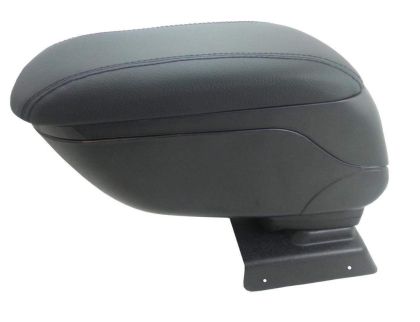 OPEL ASTRA H 2004-2013 Mittkonsol Armstöd Bilarmstöd för Bil Svart Läder