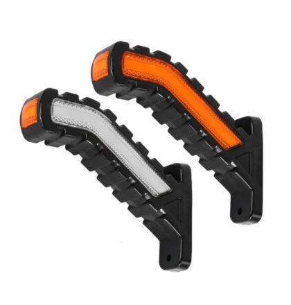 2 x Led NEON Posisjonslys Dynamic Blinklys Lastebil Tilhenger 12V 24V 