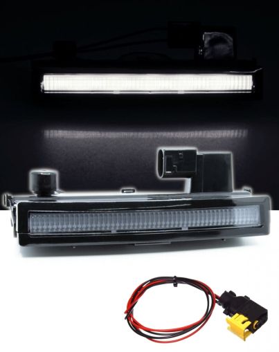 LED SCANIA R/S/G 2016+ Feux Gabarit Lampe Parasol Blanc Eclairage Cabine avec Prise Connecteur de fil 24V