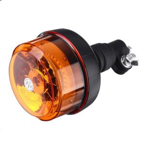 12 Led Advarsellys Blinklys Varsellys Diameter 110mm Orange 12V 24V E9