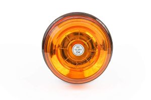 12 Led Advarsellys Blinklys Varsellys Diameter 110mm Orange 12V 24V E9